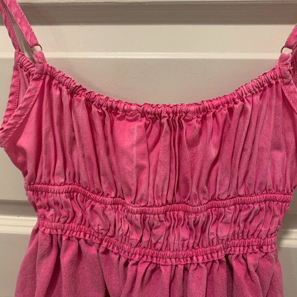 Free People Scarlet Tank Hot Pink - Picture 3 of 4